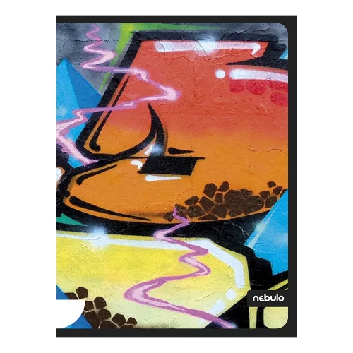 Füzet sima NEBULO A/4 40 lapos Graffiti