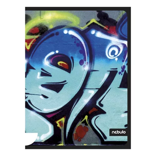 Füzet sima NEBULO A/4 40 lapos Graffiti