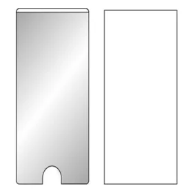  Címketartó tok DJOIS öntapadós gerincjelölő betétlappal 62x150 mm 6 darabos