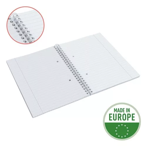 Spirálfüzet vonalas ESSELTE A/5 80 lapos Colour Breeze kék