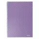 Spirálfüzet vonalas ESSELTE A/5 80 lapos Colour Breeze levendula