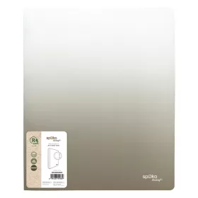   Gyűrűskönyv SPOKO ReLeaf Gradient PP A/4 20 mm 4 gyűrű szürke