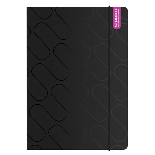 Gumis mappa ICO Student A/4 Black Prémium
