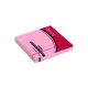Öntapadós jegyzettömb OPTIMA 75x75mm neon rózsa 100 lap