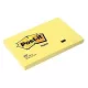 Öntapadós jegyzettömb 3M Post-it 655 76x127mm sárga 6x100 lap