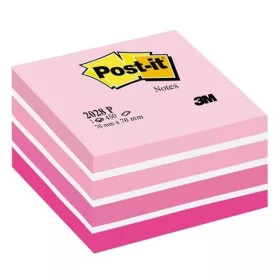   Öntapadós jegyzettömb 3M Post-it LP 2028P 76x76mm aquarell pink 450 lap