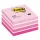 Öntapadós jegyzettömb 3M Post-it LP 2028P 76x76mm aquarell pink 450 lap