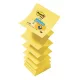 Öntapadós jegyzettömb 3M Post-it LP330N "Z" 76x76mm sárga 12x100 lap