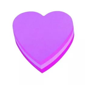   Öntapadós jegyzettömb 3M Post-it LP2007H 76x76mm szív 225 lap