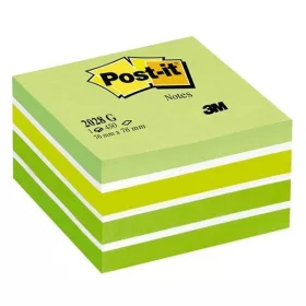  Öntapadós jegyzettömb 3M Post-it LP2028G 76x76mm aquarell zöld 450 lap