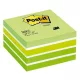 Öntapadós jegyzettömb 3M Post-it LP2028G 76x76mm aquarell zöld 450 lap
