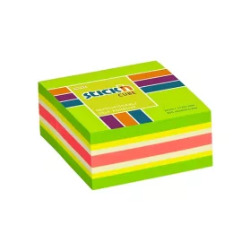   Öntapadós jegyzettömb STICK'N 51x51mm neon zöld mix 250 lap