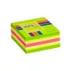 Öntapadós jegyzettömb STICK'N 51x51mm neon zöld mix 250 lap