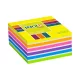 Öntapadós jegyzettömb STICK'N 76x76mm neon sárga mix 400 lap