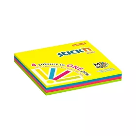   Öntapadós jegyzettömb STICK'N 76x76mm neon magic pad 100 lap