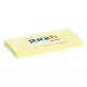 Öntapadós jegyzettömb STICK'N 38x51mm pasztell sárga 3x100 lap