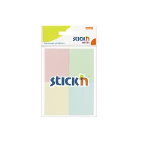   Öntapadós jegyzettömb STICK'N 38x51mm pasztell mix 4x50 lap