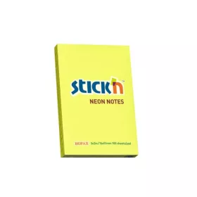 Öntapadós jegyzettömb STICK'N 76x51mm sárga 100 lap