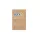 Öntapadós jegyzettömb STICK'N Kraft notes 76x51mm újrahasznosított natúr barna 100 lap