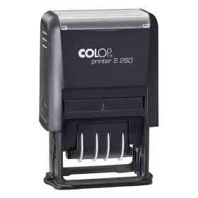   Bélyegző dátum COLOP Printer S260 fekete ház fekete párna