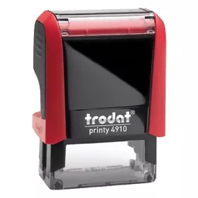 Bélyegző TRODAT Printy 4910 fekete ház piros párna