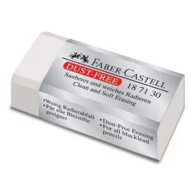   Radír FABER-CASTELL papírtokos forgács mentes 42x21x11mm fehér