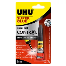 Pillanatragasztó UHU Control 3 g