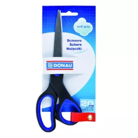 Olló irodai DONAU Soft Grip 20cm kék