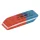 Radír DONAU kombinált 40x14x8 mm piros-kék