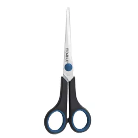 Olló irodai DAHLE 54407 gumifogós 18cm fekete
