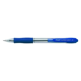   Golyóstoll PILOT Super Grip Ball Point Pen Fine nyomógombos kék