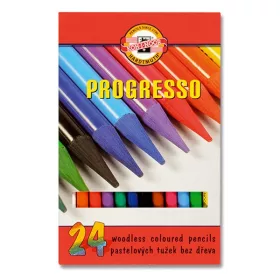 Színes ceruza KOH-I-NOOR 8758 Progresso hengeres 24 darabos
