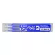 Tollbetét roller PILOT Frixion Clicker/Ball radírozható 0,25 mm kék 3 darabos
