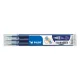 Tollbetét roller PILOT Frixion Clicker/Ball radírozható 0,25 mm tintakék 3 darabos