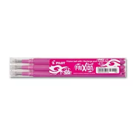   Tollbetét roller PILOT Frixion Clicker/Ball radírozható 0,35 mm rózsaszín 3 darabos