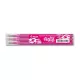 Tollbetét roller PILOT Frixion Clicker/Ball radírozható 0,35 mm rózsaszín 3 darabos