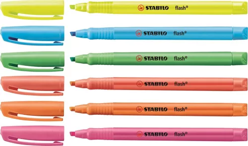 Szövegkiemelő STABILO Flash sárga
