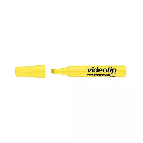 Szövegkiemelő ICO Videotip sárga 1-4mm