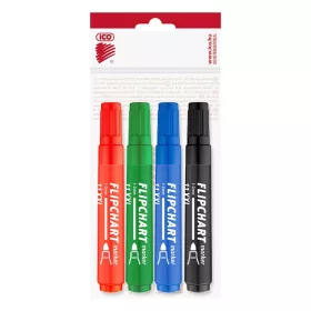 Flipchart marker ICO Artip 11 XXL kerek 1-3mm 4 darabos