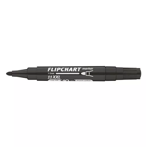 Flipchart marker ICO Artip 11 XXL kerek fekete 1-3mm