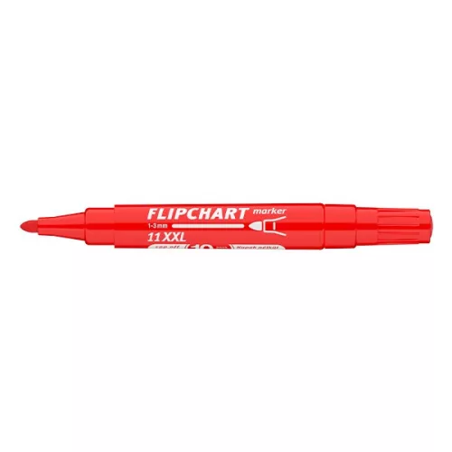 Flipchart marker ICO Artip 11 XXL kerek piros 1-3mm