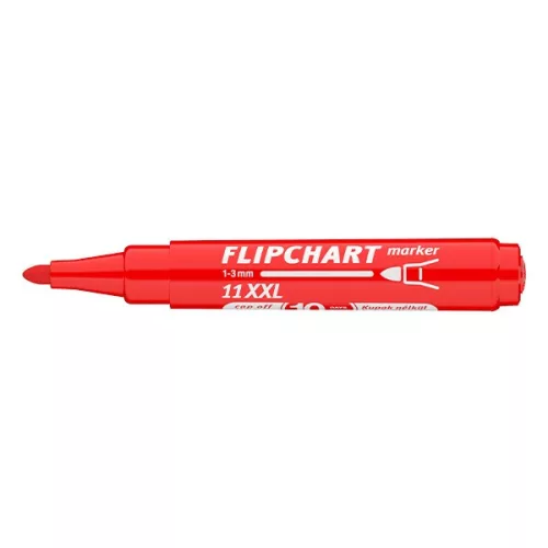 Flipchart marker ICO Artip 11 XXL kerek piros 1-3mm