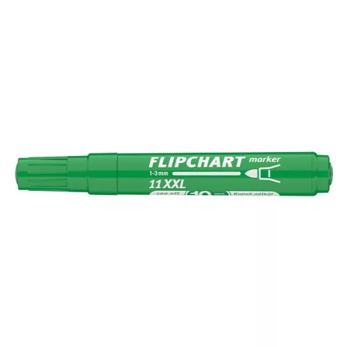 Flipchart marker ICO Artip 11 XXL kerek zöld 1-3mm