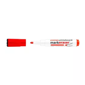   Táblamarker ICO Markeraser mágneses kupakkal törlővel piros 1-3mm