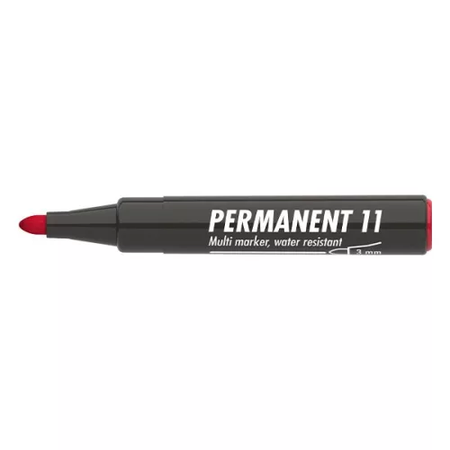 Alkoholos marker ICO Permanent 11 piros