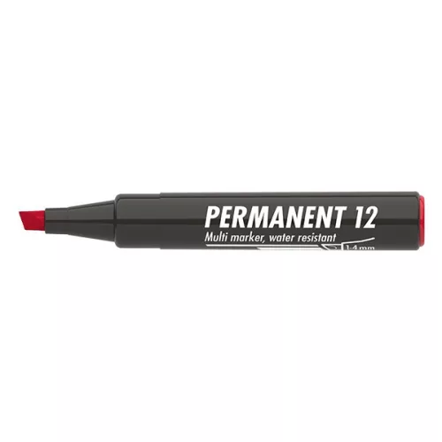 Alkoholos marker ICO Permanent 12 piros