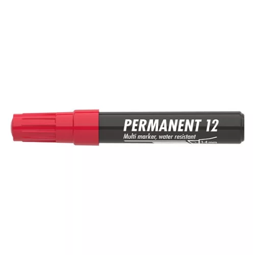 Alkoholos marker ICO Permanent 12 piros