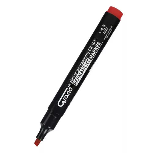 Alkoholos marker GRAND vágott piros