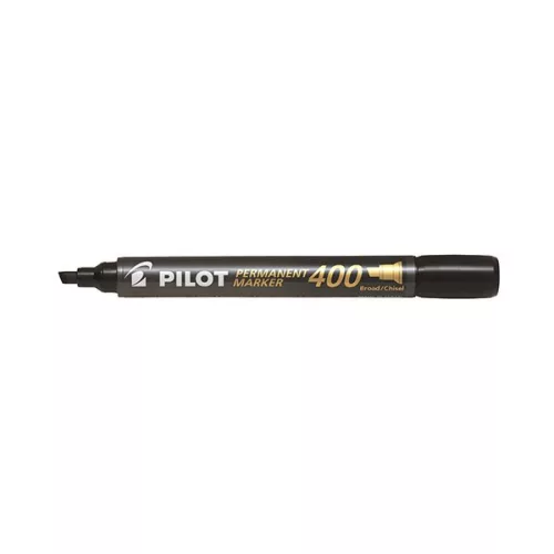 Alkoholos marker PILOT 400 vágott fekete