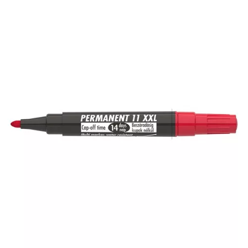 Alkoholos marker ICO Permanent 11 XXL piros